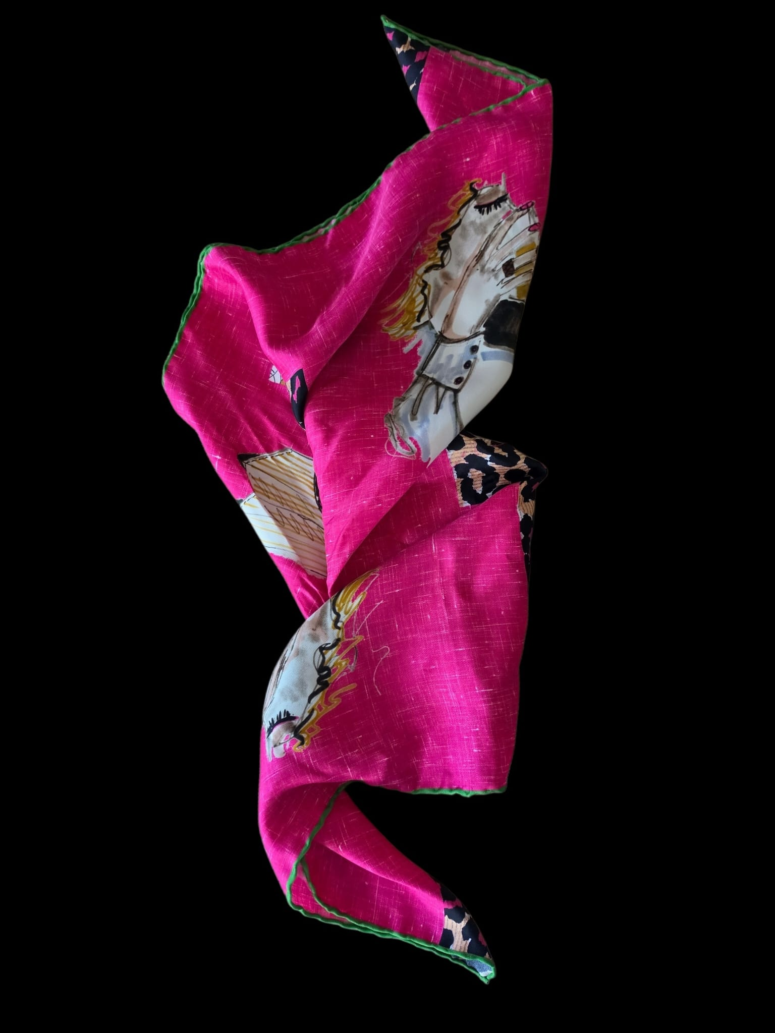 Seidenschal : L'apéritif Pink